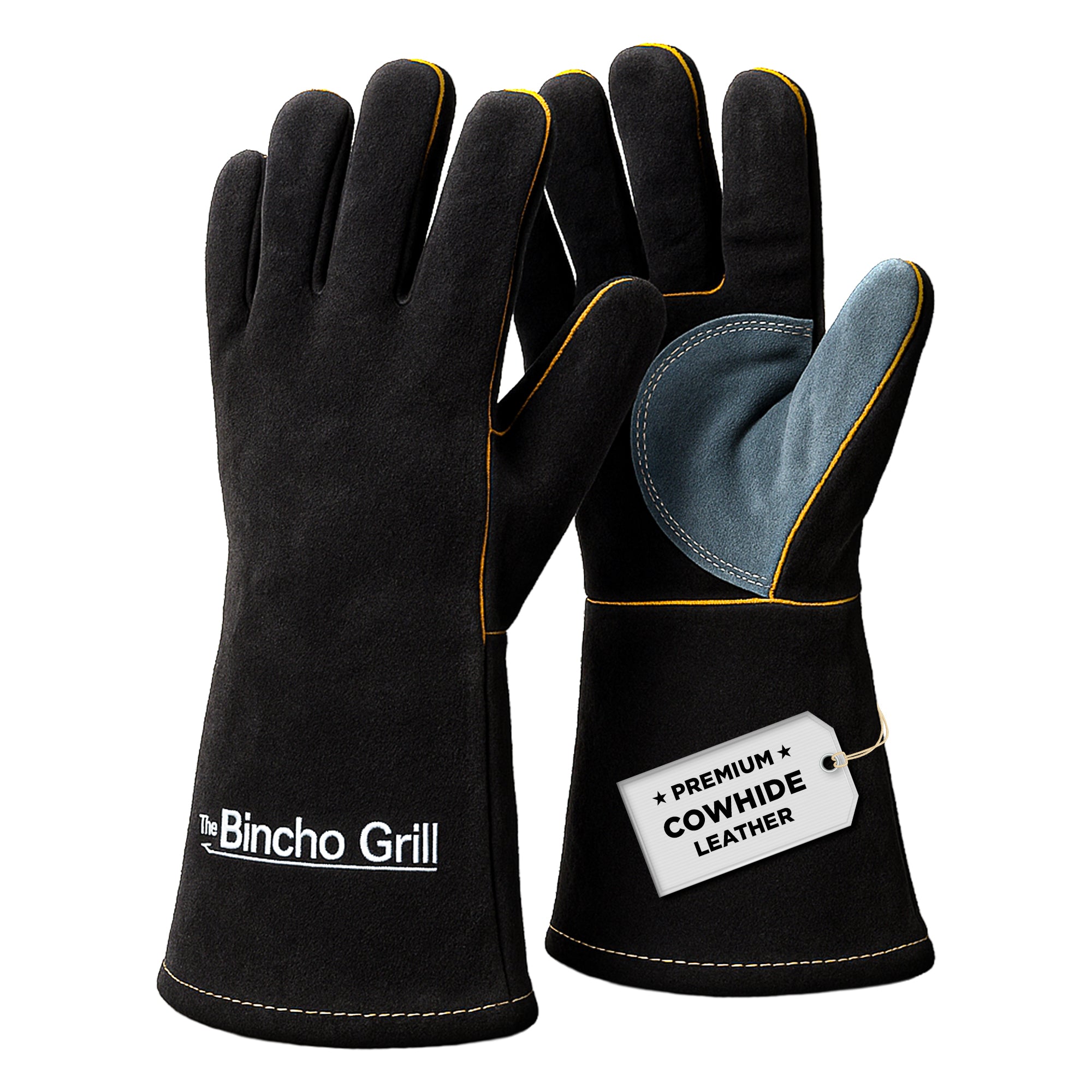 Heat Gloves – Cowhide Leather Safety Working Gloves (14”)