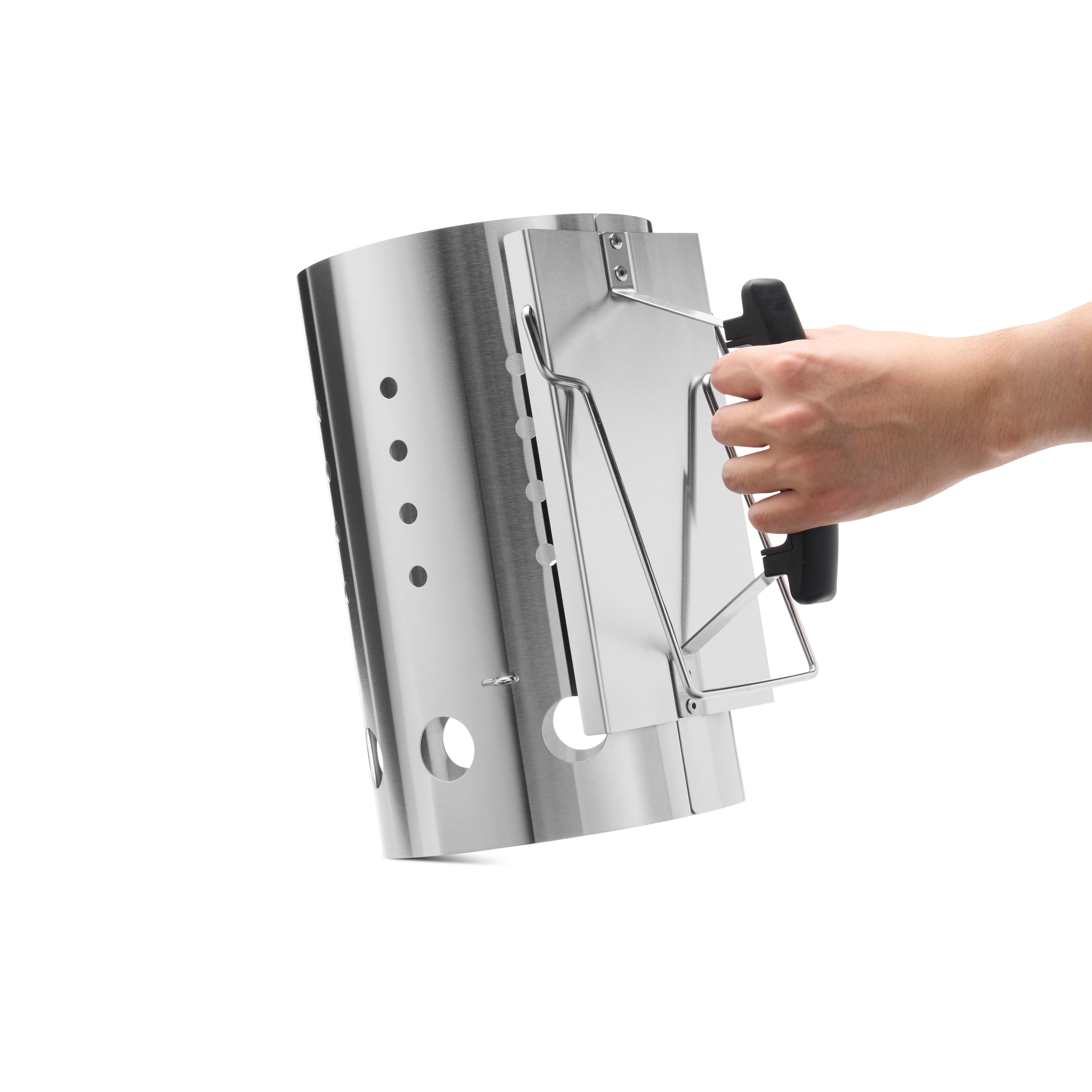 Charcoal Chimney Starter--Stainless Steel