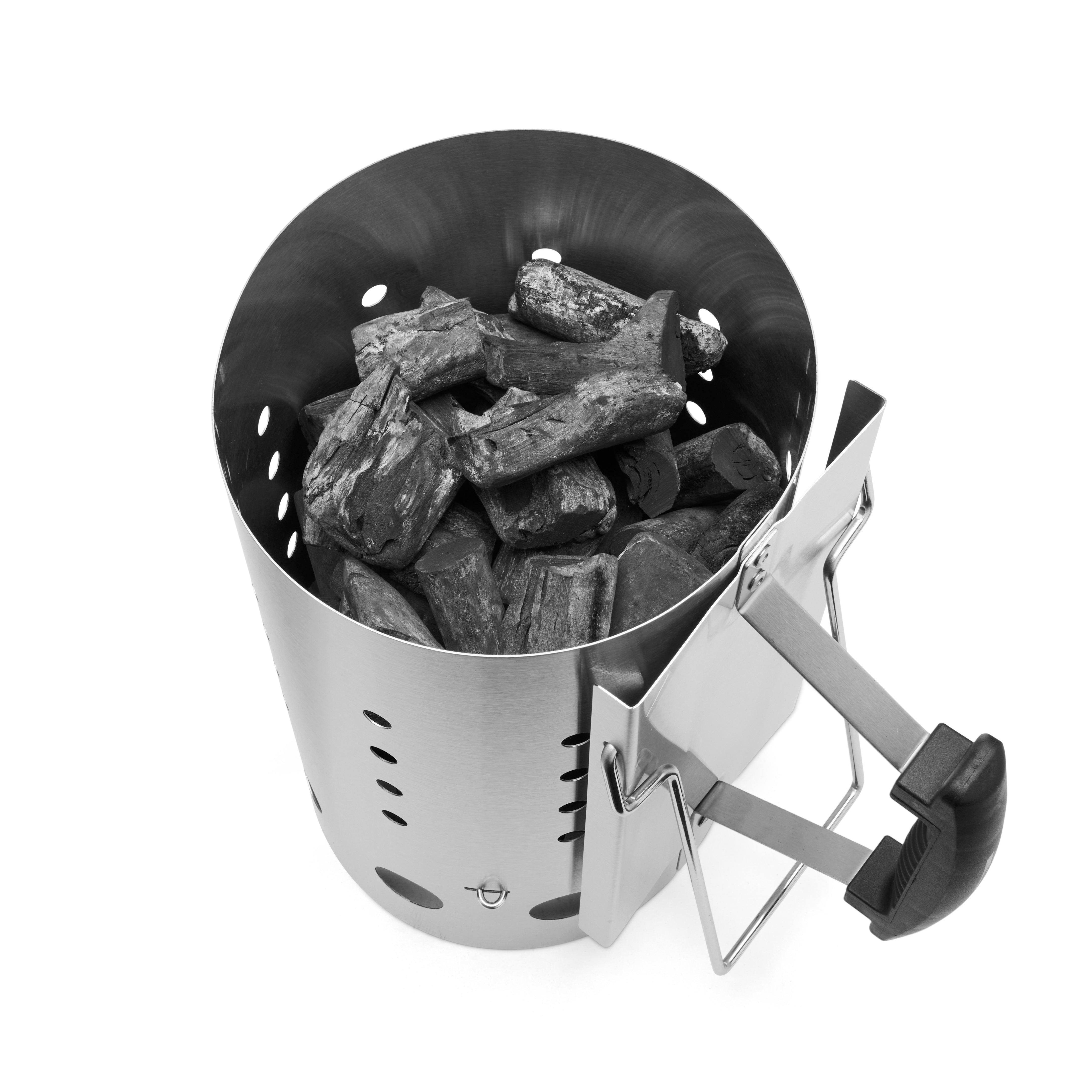 Charcoal Chimney Starter--Stainless Steel