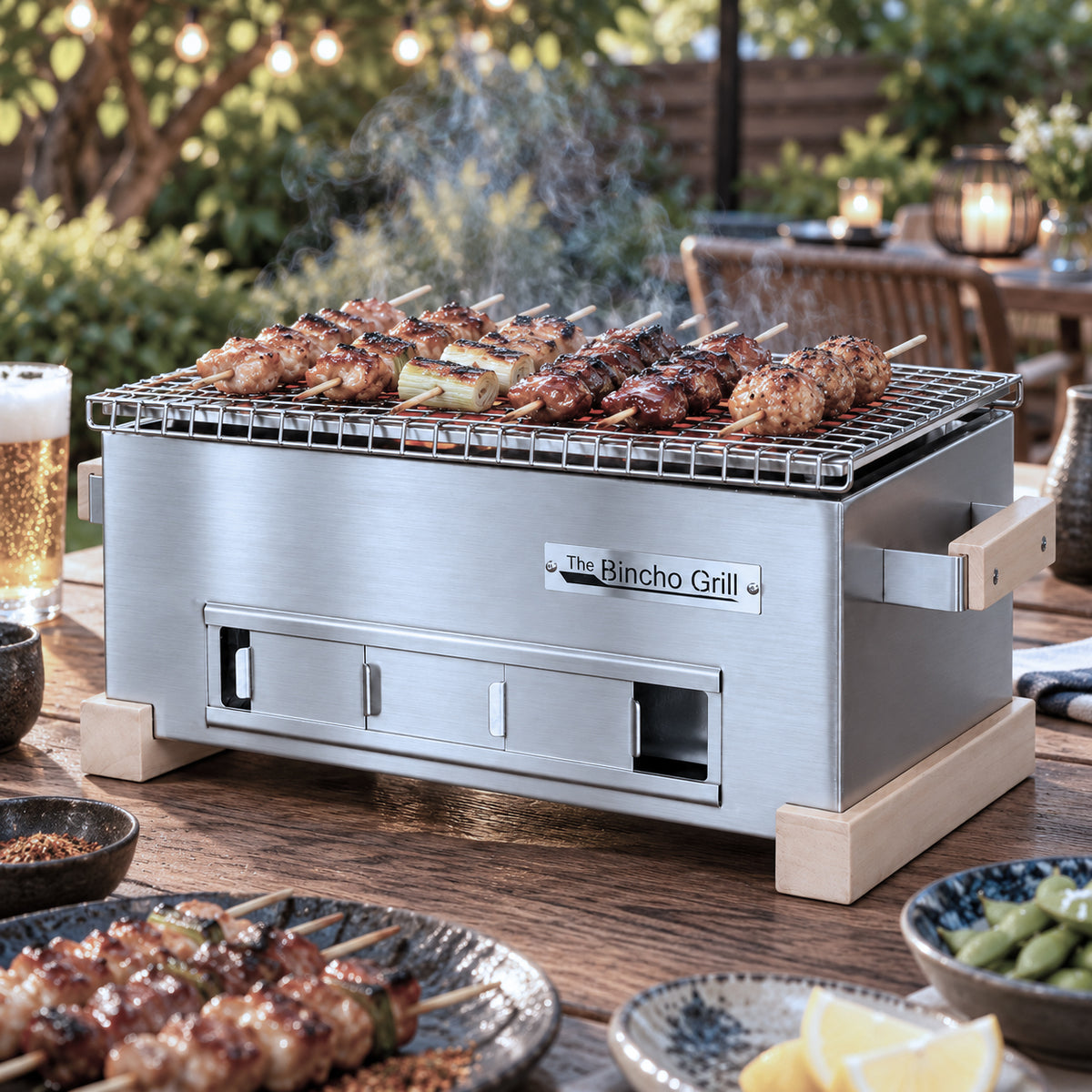 16" Yakitori Tabletop Charcoal Grill-Mini