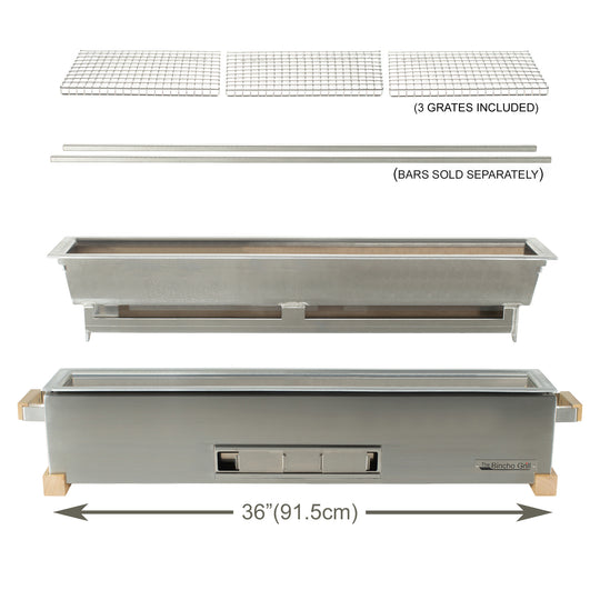 36" Yakitori Tabletop Charcoal Grill  (GR915L)