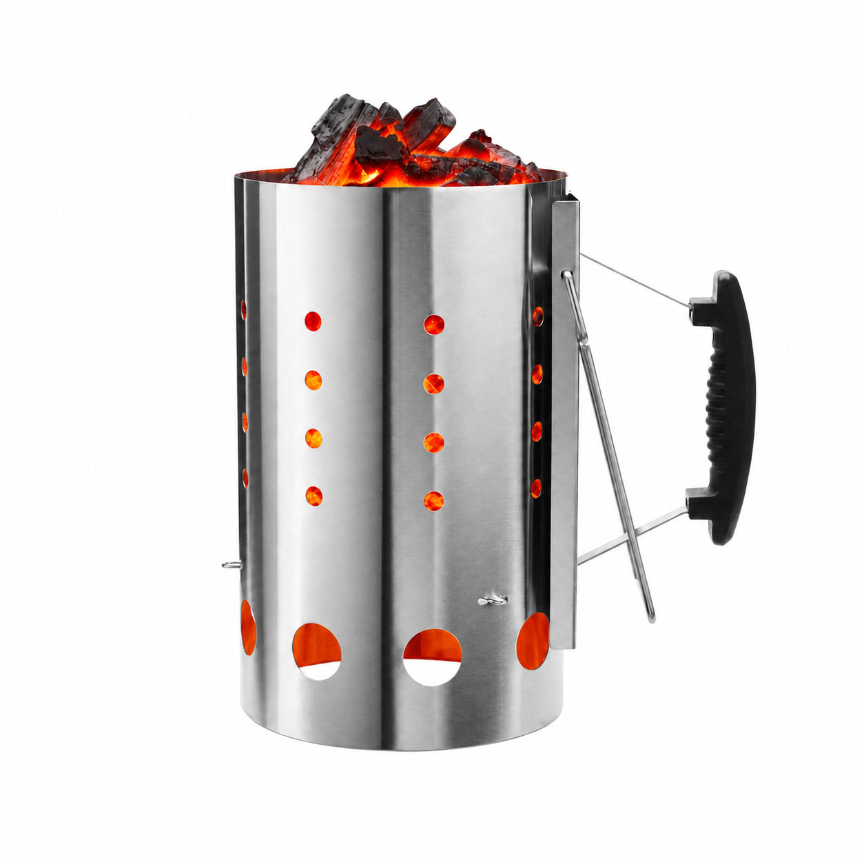 Charcoal Chimney Starter--Stainless Steel