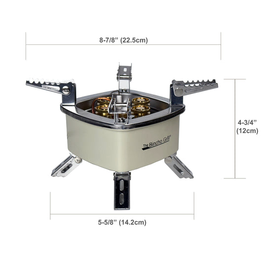 Portable Stove--Gas Burner 12800W High Heat Ultimate Charcoal Starter