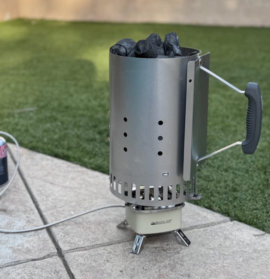 Portable Stove--Gas Burner 12800W High Heat Ultimate Charcoal Starter