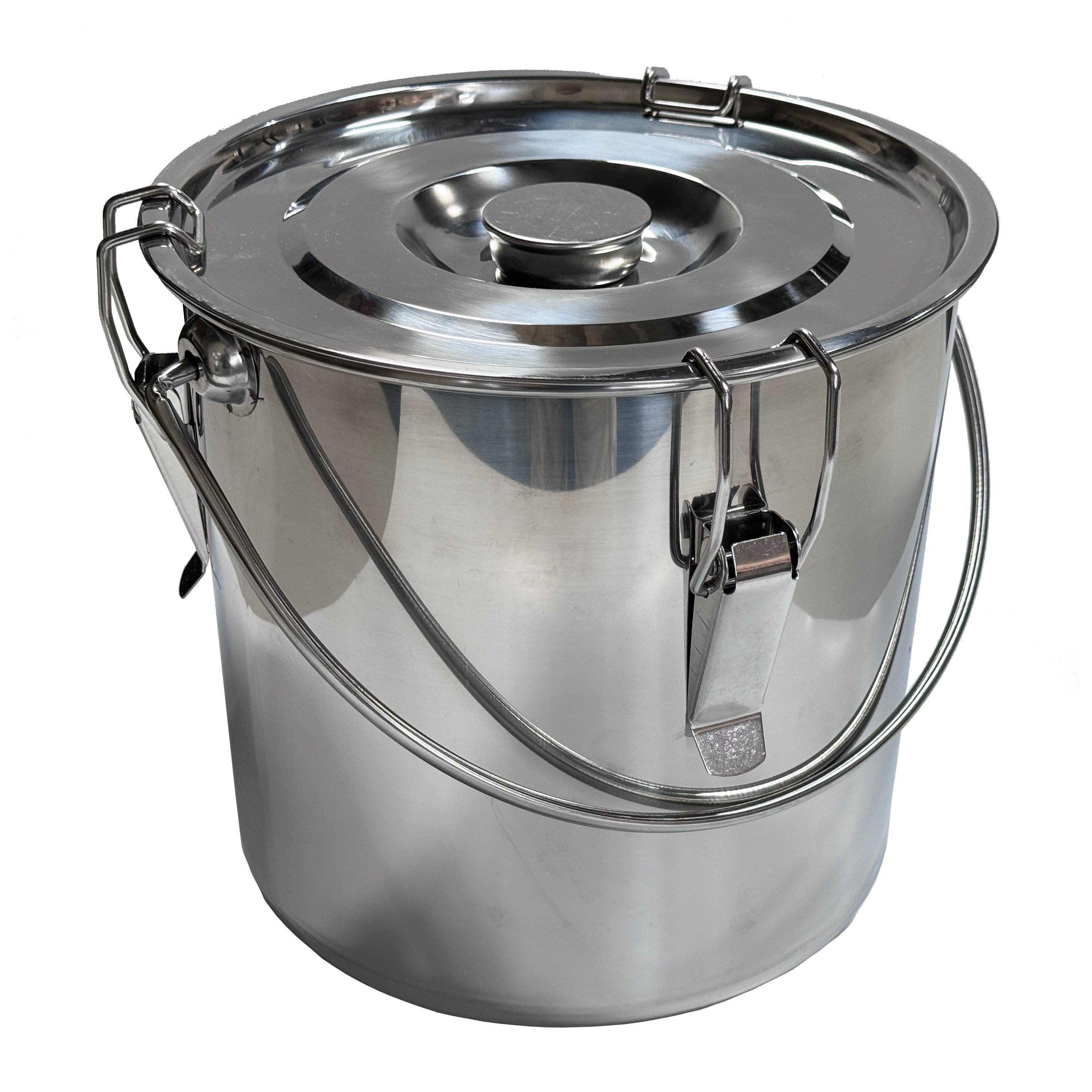Charcoal Saver Extinguishing Bucket (Keshizumi) with Lockable Lid, 3 Gal. Capacity