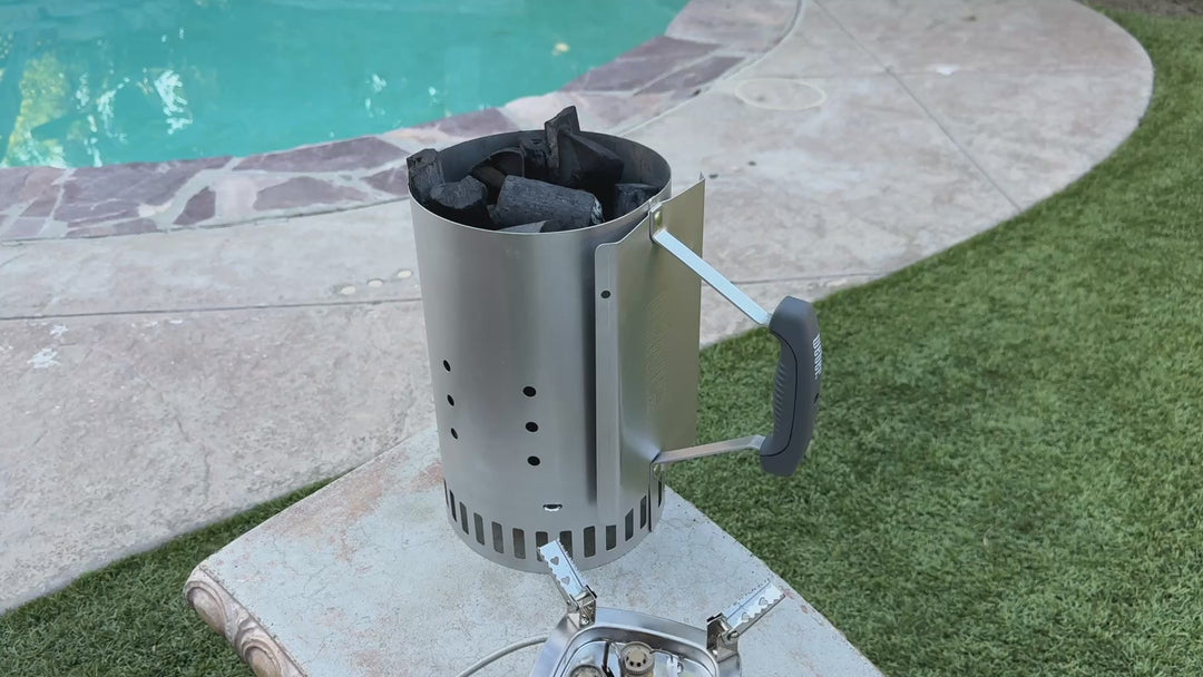 Portable Stove--Gas Burner 12800W High Heat Ultimate Charcoal Starter