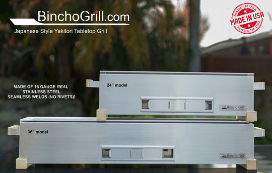 36" Yakitori Tabletop Charcoal Grill  (GR915L)