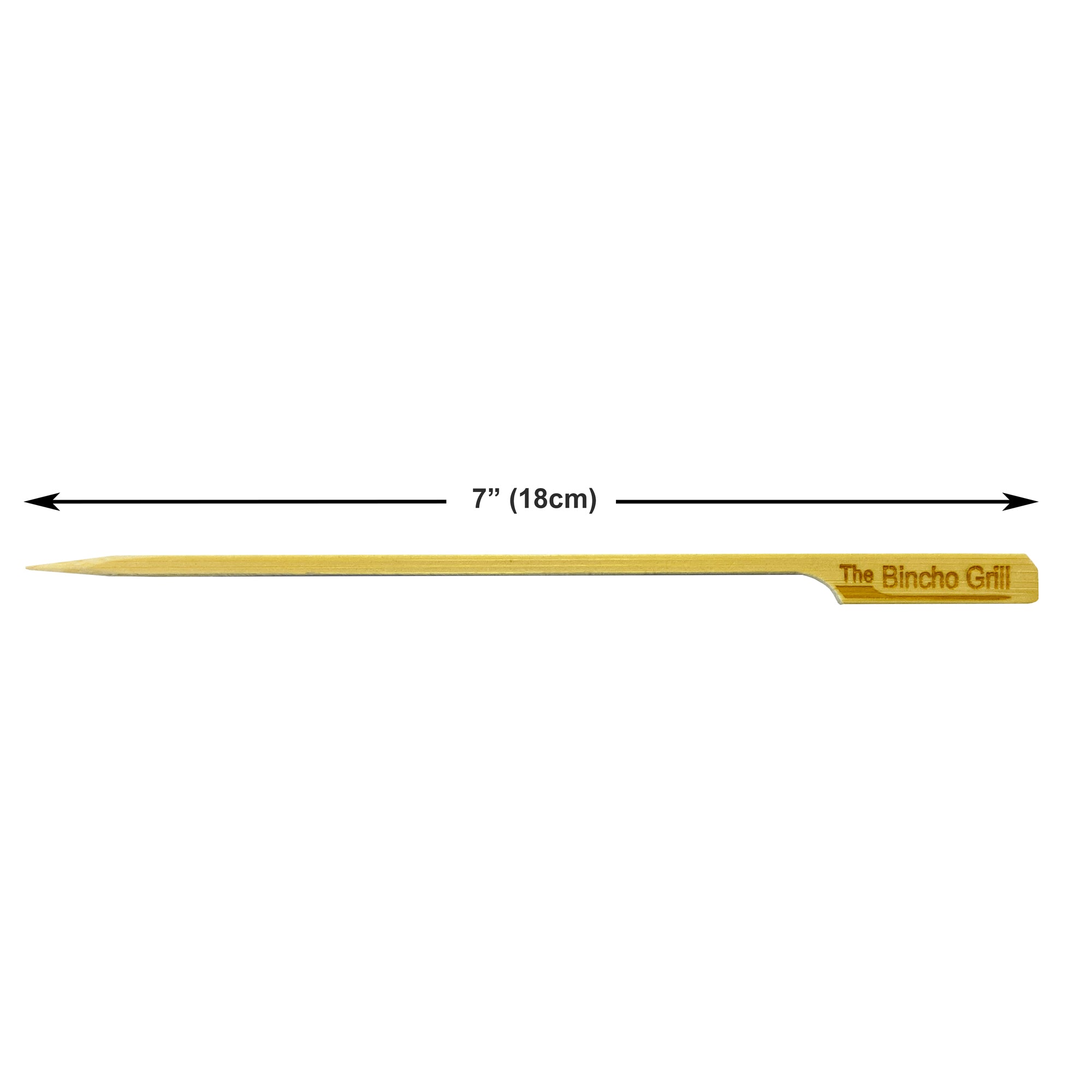Bamboo Paddle Skewers 7" (Green Skin)