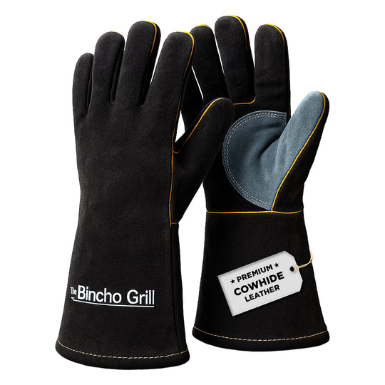 Heat Gloves – Cowhide Leather Safety Working Gloves (14”)