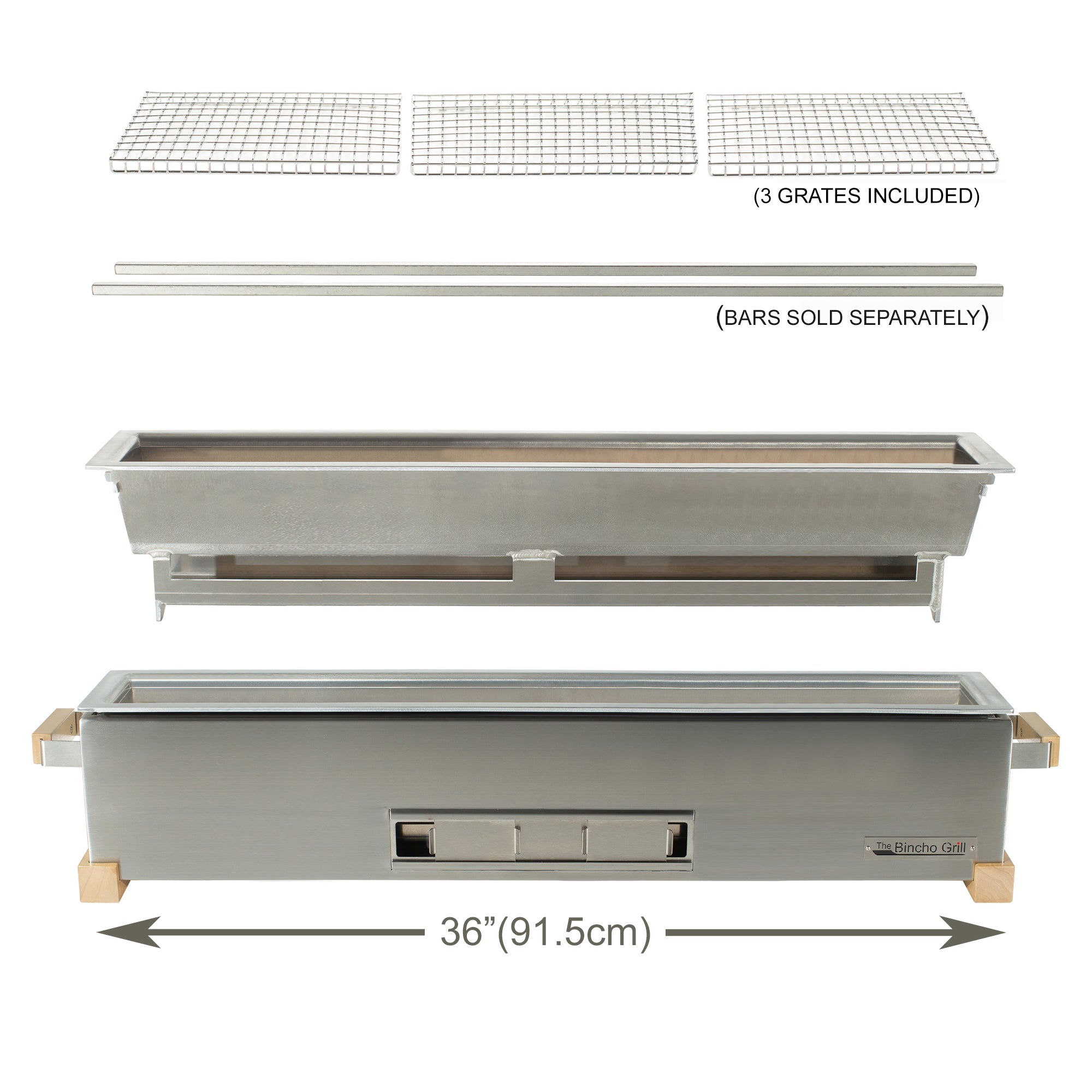 36" Yakitori Tabletop Charcoal Grill