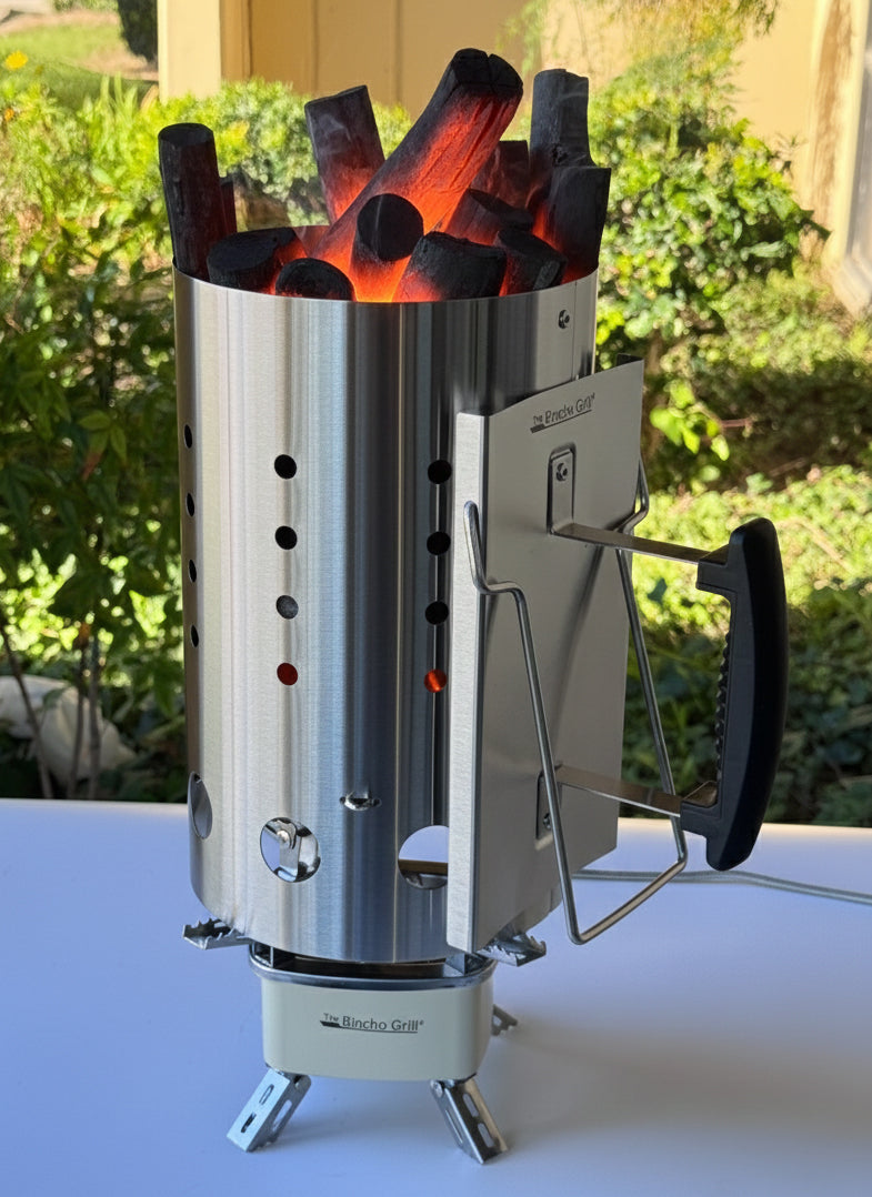 Charcoal Chimney Starter--Stainless Steel