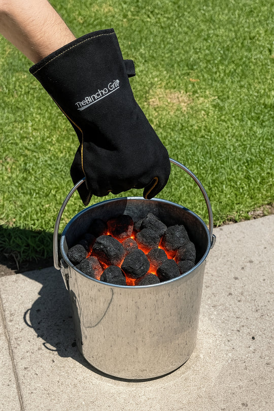 Heat Gloves – Cowhide Leather Safety Working Gloves (14”)