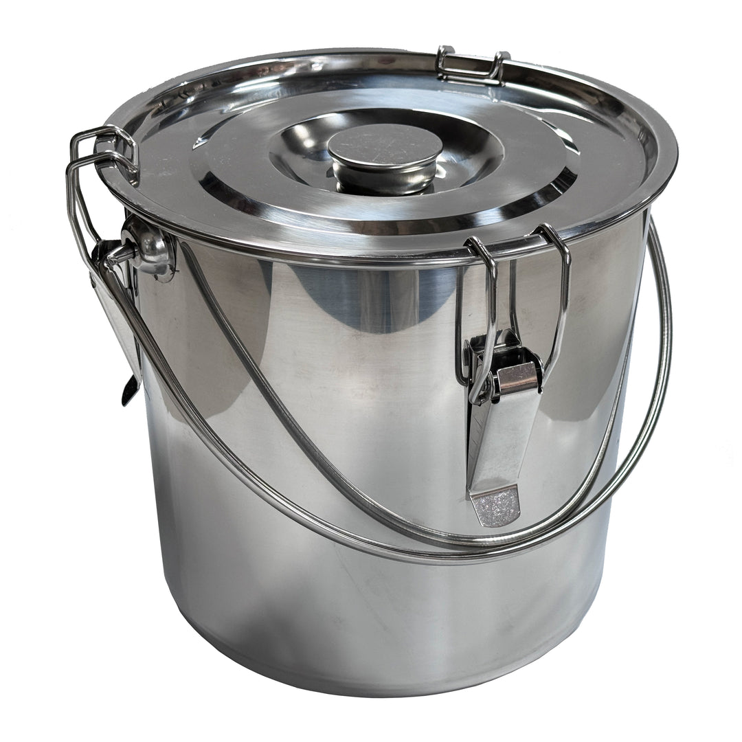 Charcoal Saver Extinguishing Bucket with Lockable Lid, 3 Gal. Capacity