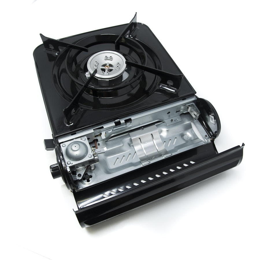 10,000 BTU Portable Butane Stove & 4 Pk Butane Canister Bundle