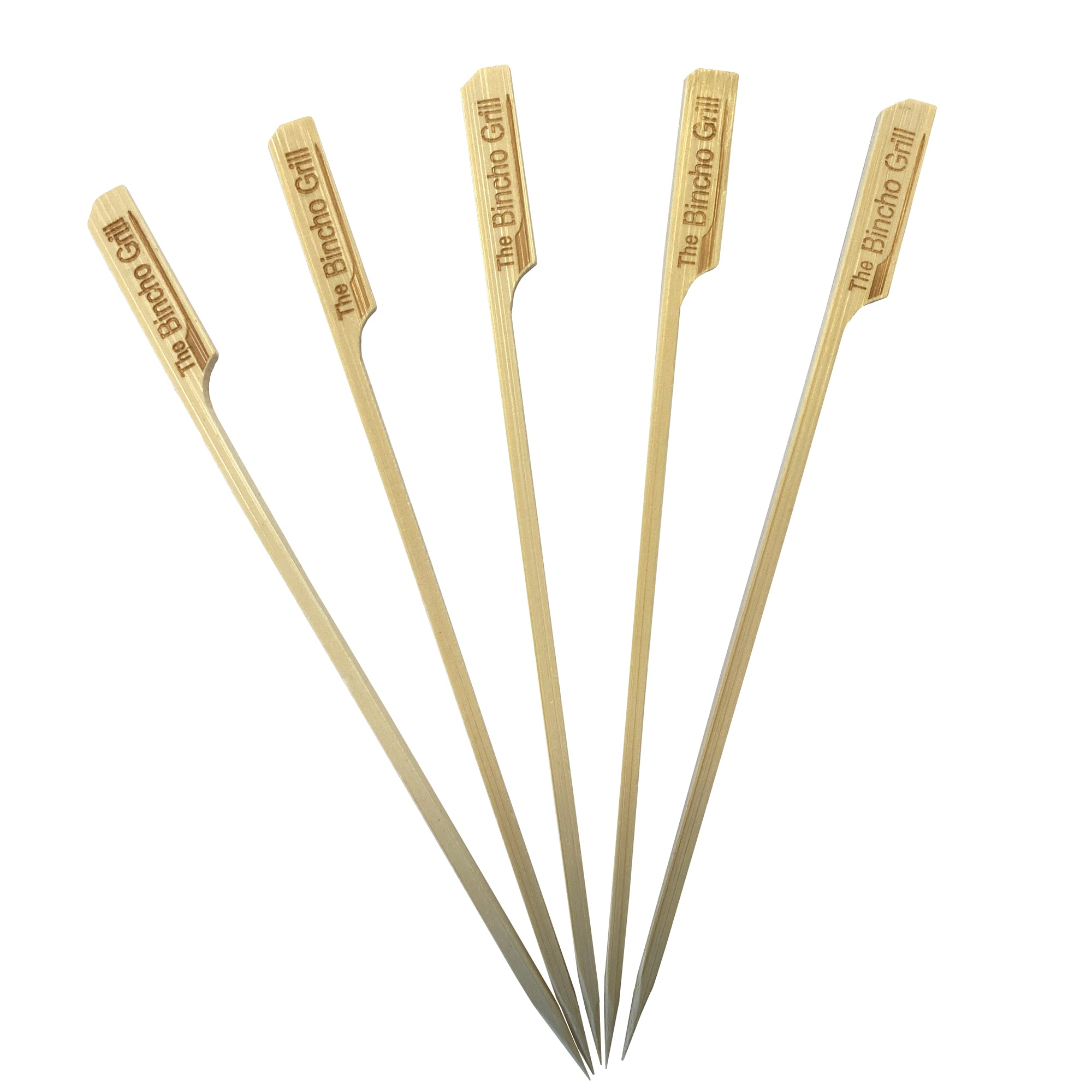 Bamboo Paddle Skewers 7" (Green Skin)