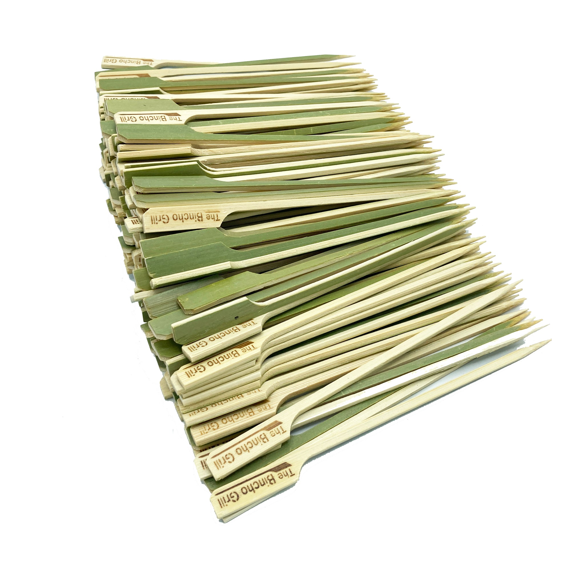 Bamboo Paddle Skewers 6" (Green Skin)