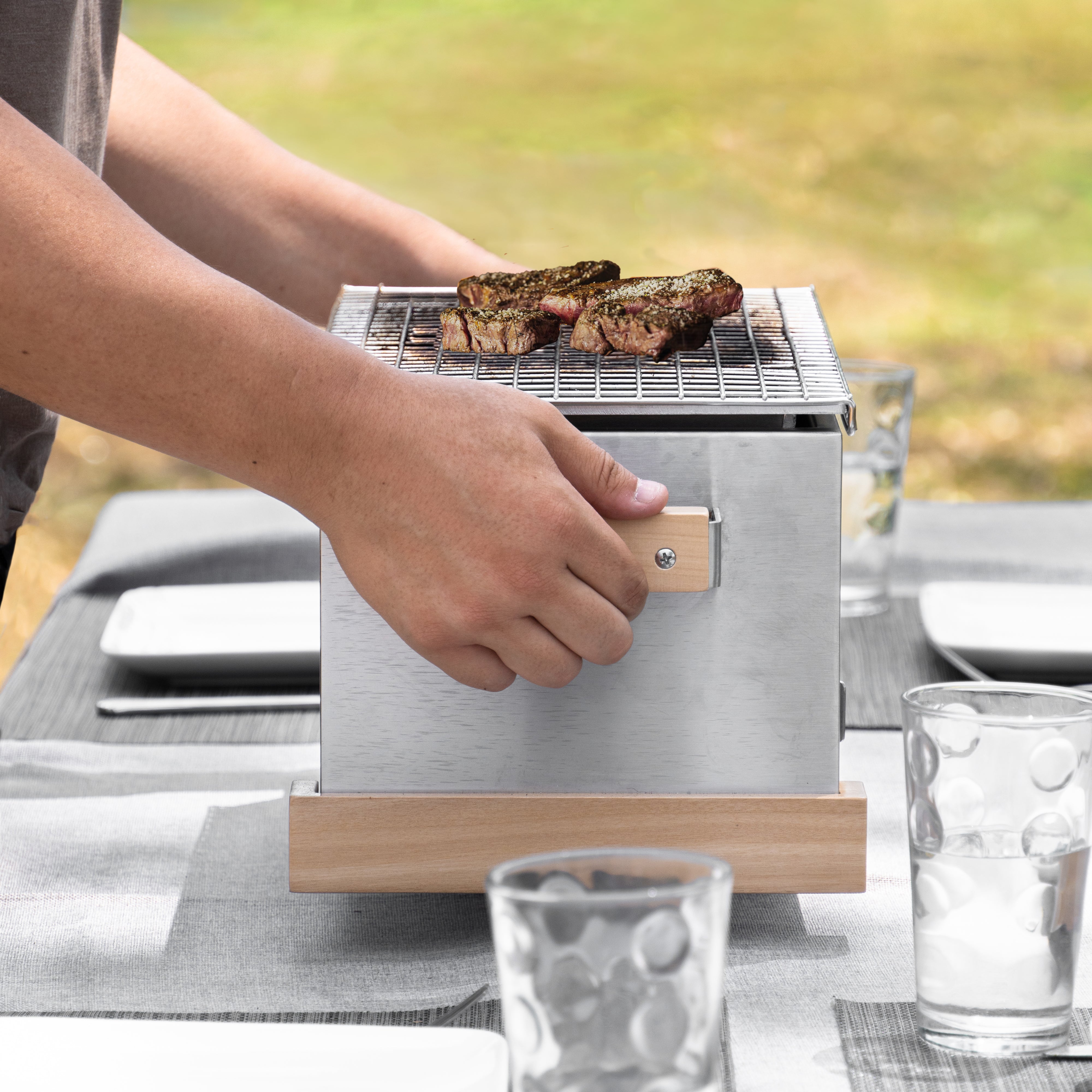 16" Yakitori Tabletop Charcoal Grill-Mini